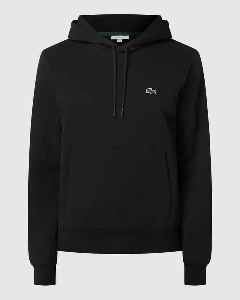 Lacoste Classic Fit Hoodie mit Känguru-Tasche Black