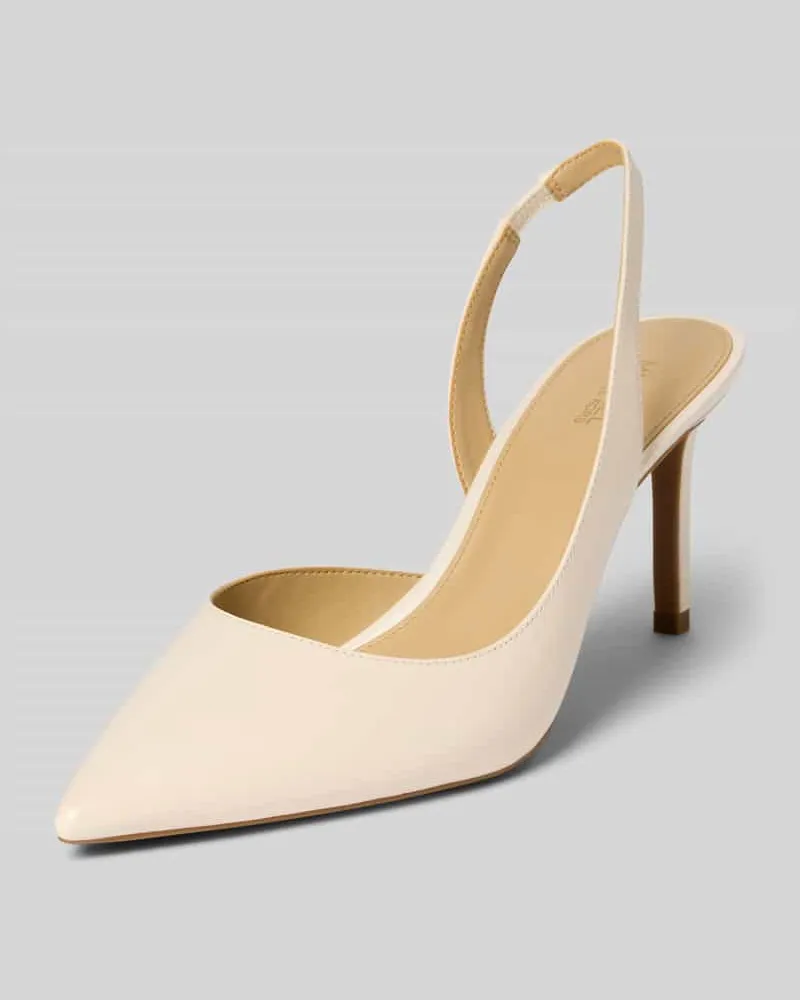 Michael Kors Slingbacks aus echtem Leder Modell 'ALINA Offwhite
