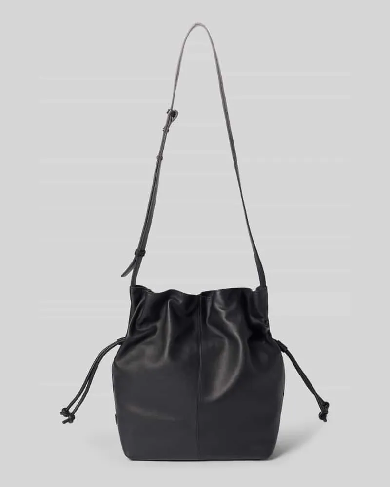 Marc O'Polo Henkeltasche aus echtem Rindsleder Black