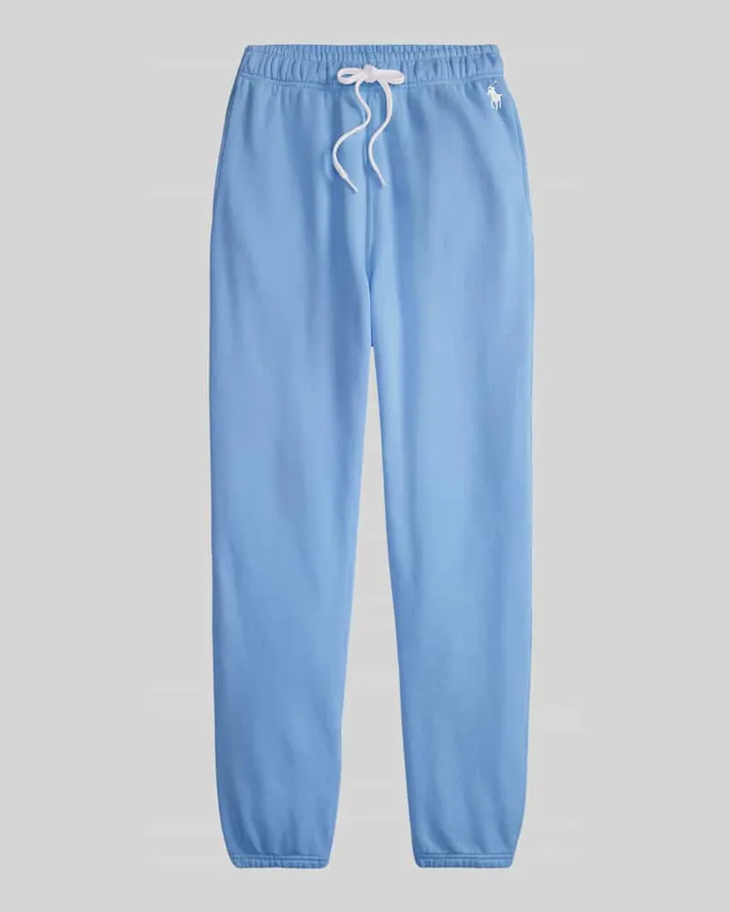 Ralph Lauren Relaxed Fit Sweatpants aus reiner Baumwolle Hellblau