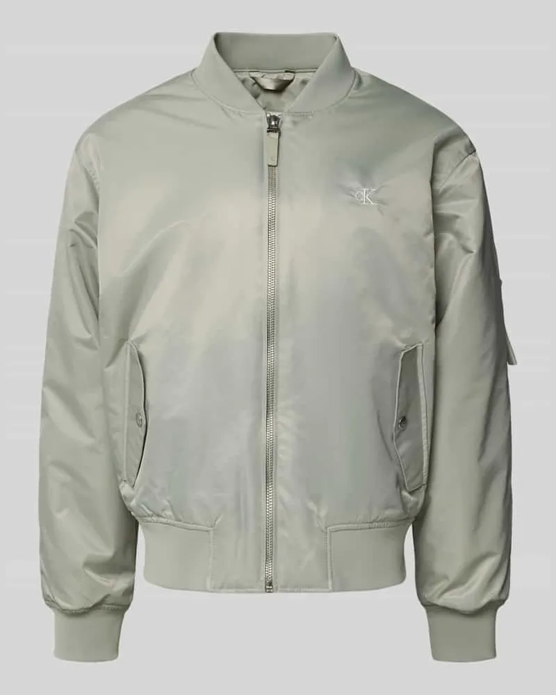 Calvin Klein Bomberjacke mit Label-Stitching Lind
