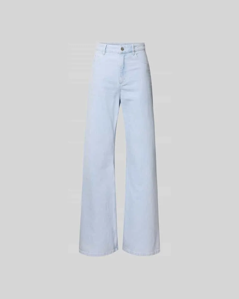Baum und Pferdgarten Straight Fit Jeans mit Logo-Patch Jeansblau