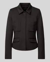 Christian Berg Blazer mit Brusttaschen Black