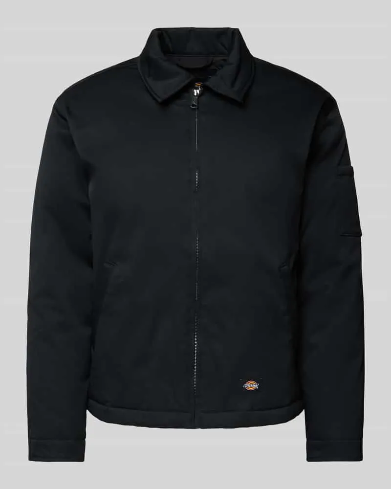 Dickies Jacke mit Label-Patch Modell 'EISENHOWER Black