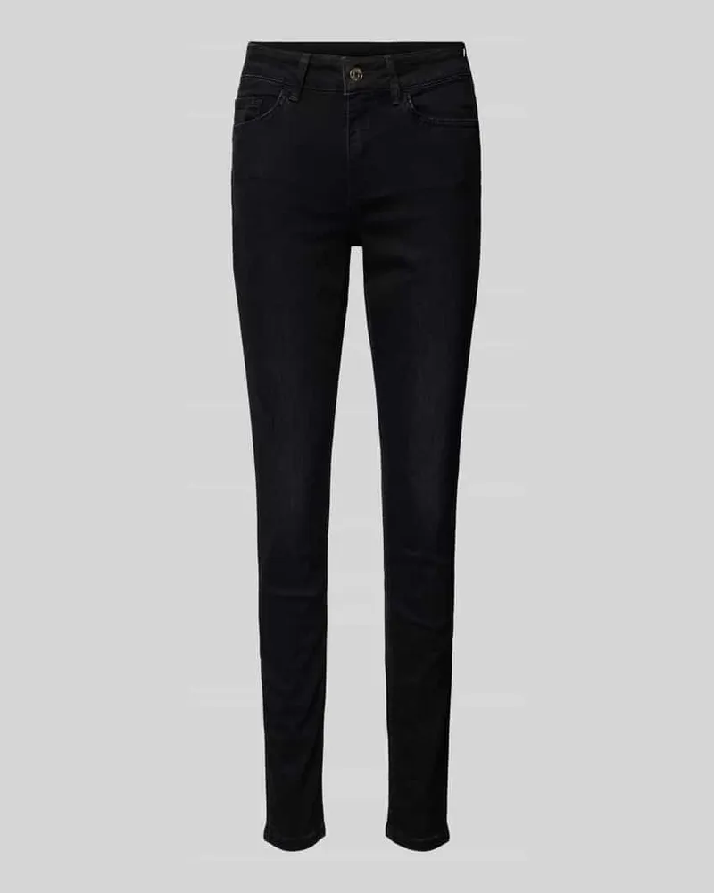 Liu Jo Slim Fit Jeans mit 5-Pocket-Design Modell 'DEVINE Black