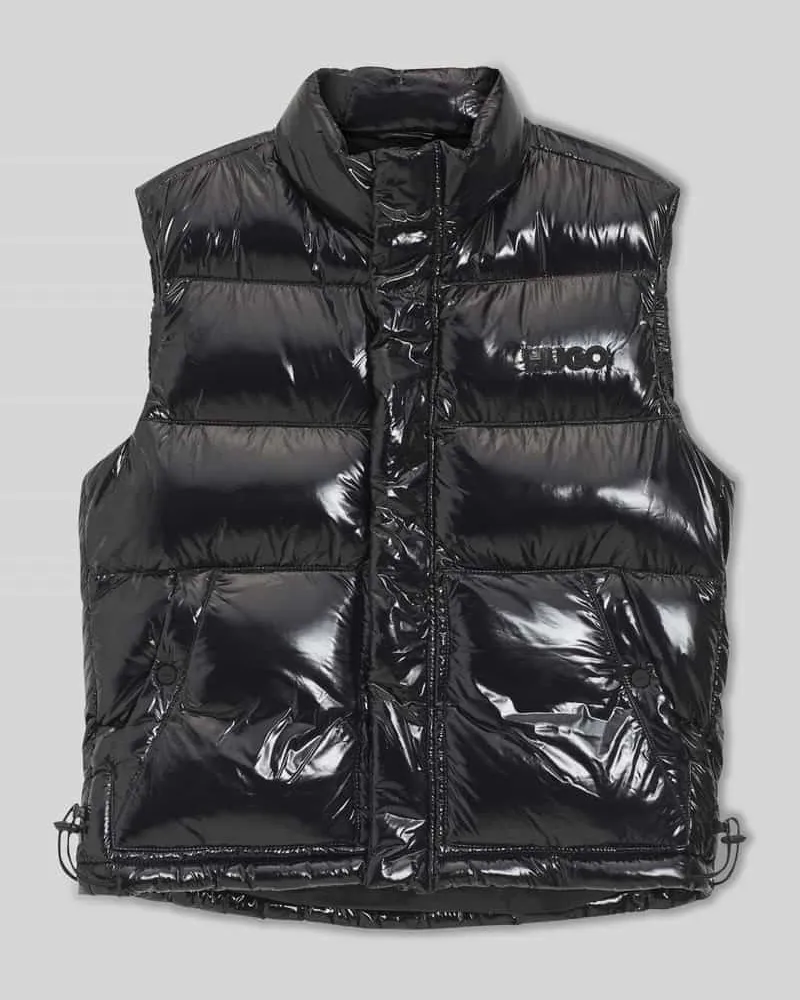 HUGO BOSS Regular Fit Steppweste aus wasserabweisendem Material Modell 'BALTINO2541 Black