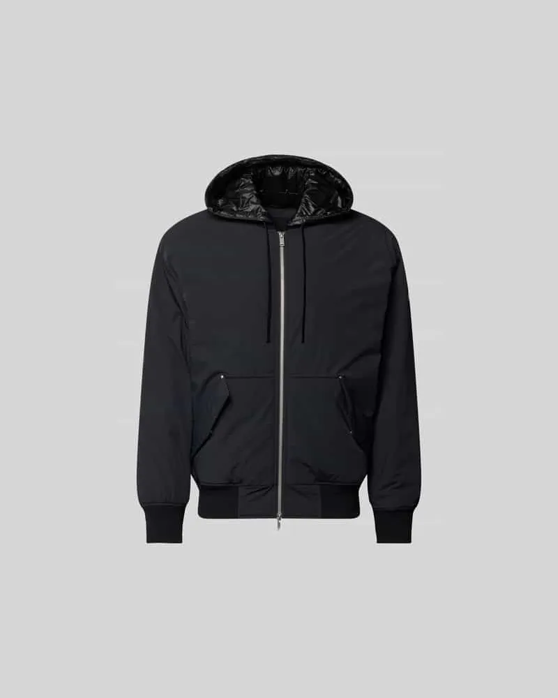 Moose Knuckles Bomberjacke mit Daunen-Feder-Füllung Black