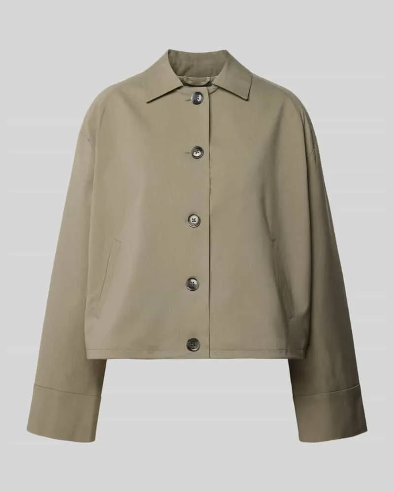Samsøe & Samsøe Jacke mit Eingrifftaschen Modell 'KELLY Oliv