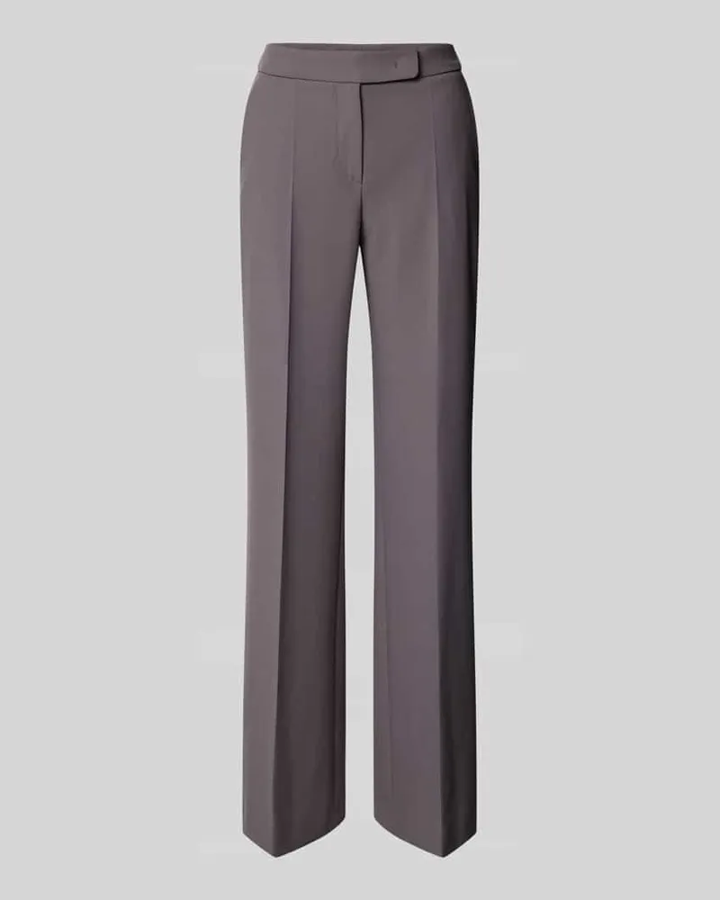 windsor. Straight Leg Anzughose mit Bügelfalten Purple