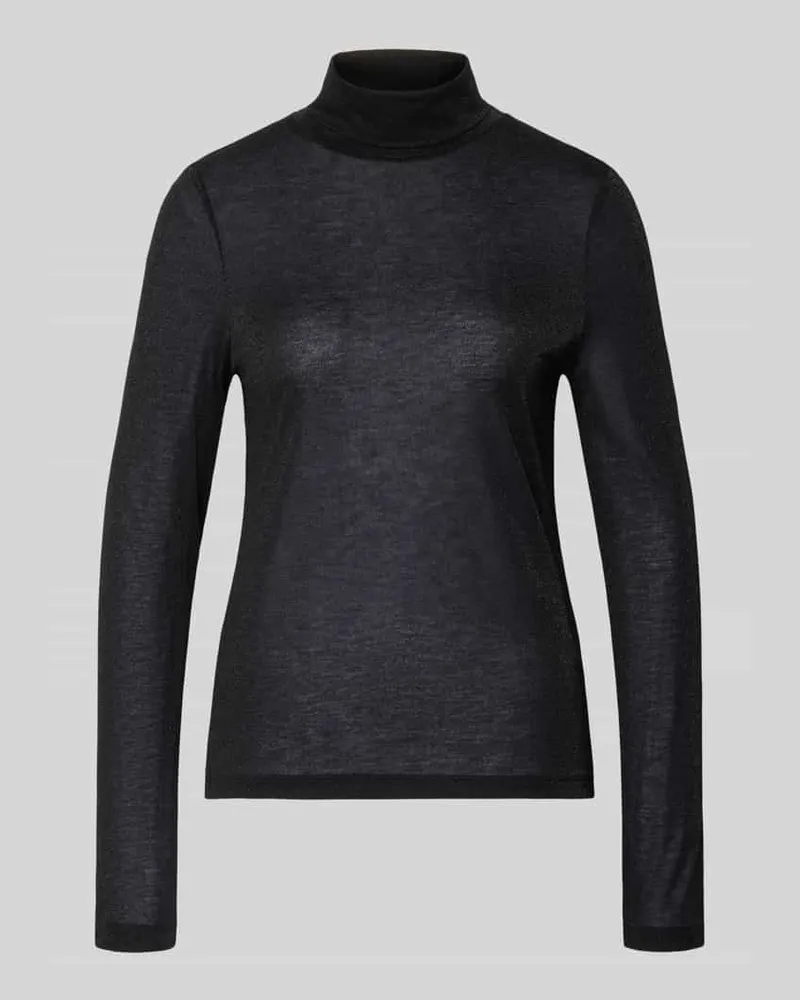 Drykorn Longsleeve mit Rollkragen Modell 'ZERAFNE Black