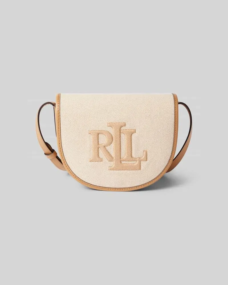Ralph Lauren Handtasche mit Strukturmuster Modell 'WITLEY Sand