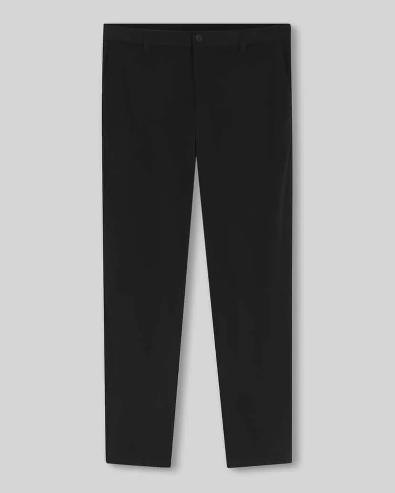 HUGO BOSS Regular Fit Hose mit Logo-Detail Black