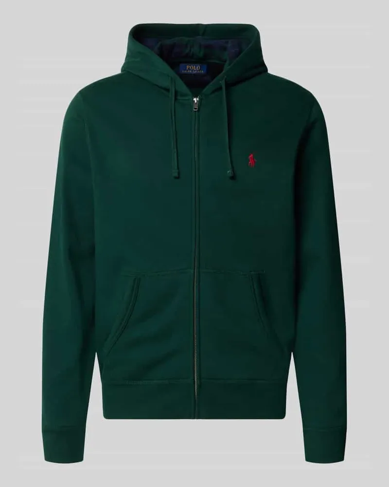 Ralph Lauren Sweatjacke mit Kapuze Dunkelgruen