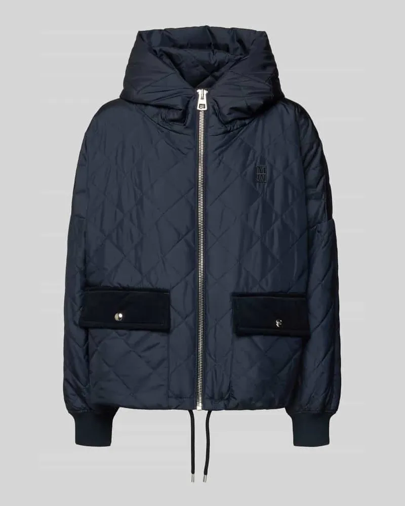 Marc O'Polo Oversized Steppjacke mit Kapuze Marine