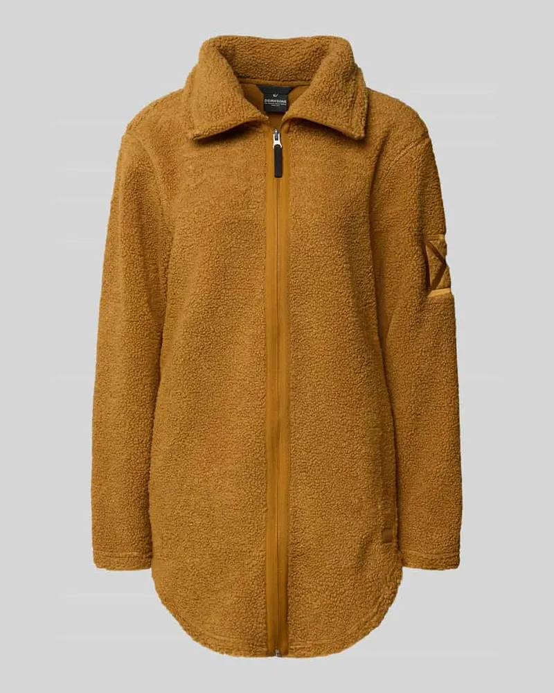 Didriksons 1913 Relaxed Fit Jacke mit Stehkragen Modell 'Umi Dunkelorange