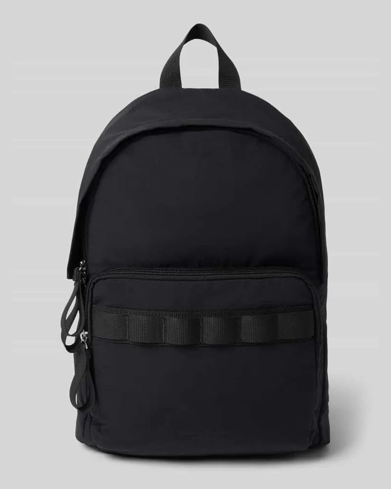 Marc O'Polo Rucksack mit Label Print Black
