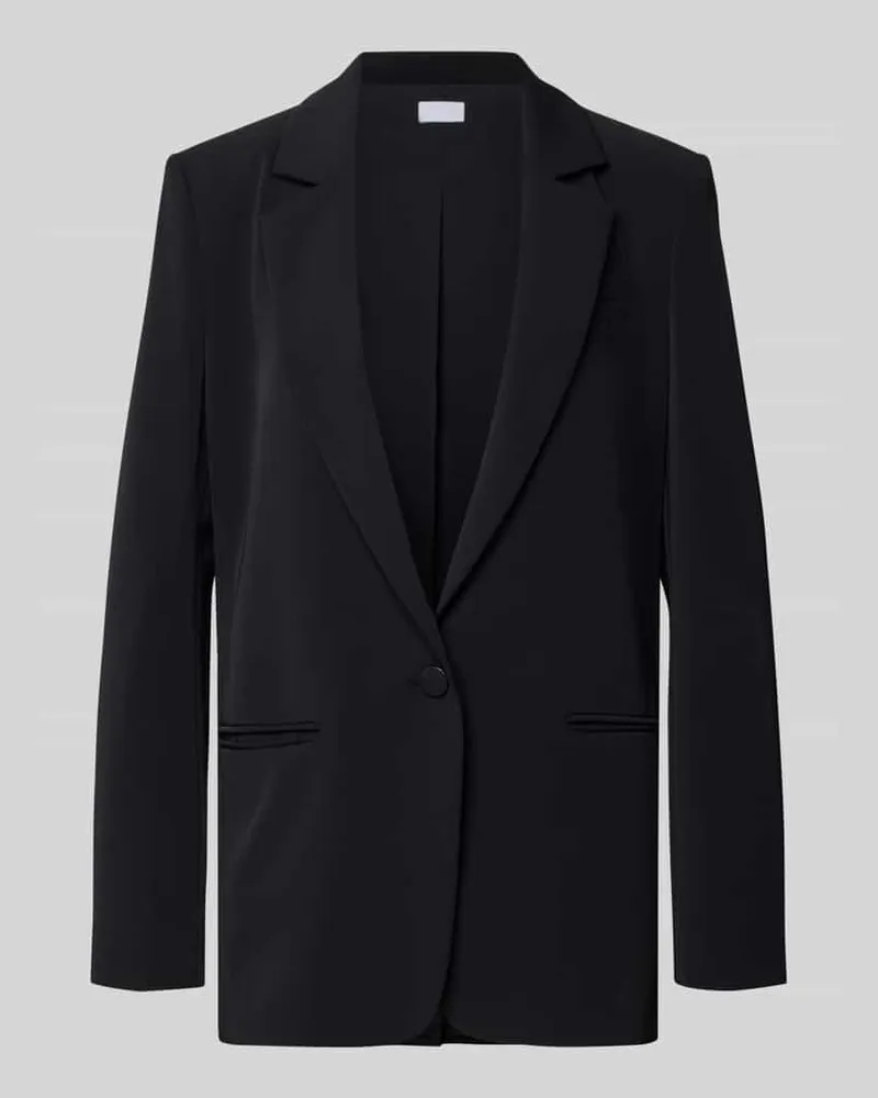 JAKE*S Relaxed Fit Blazer mit Paspeltaschen Black