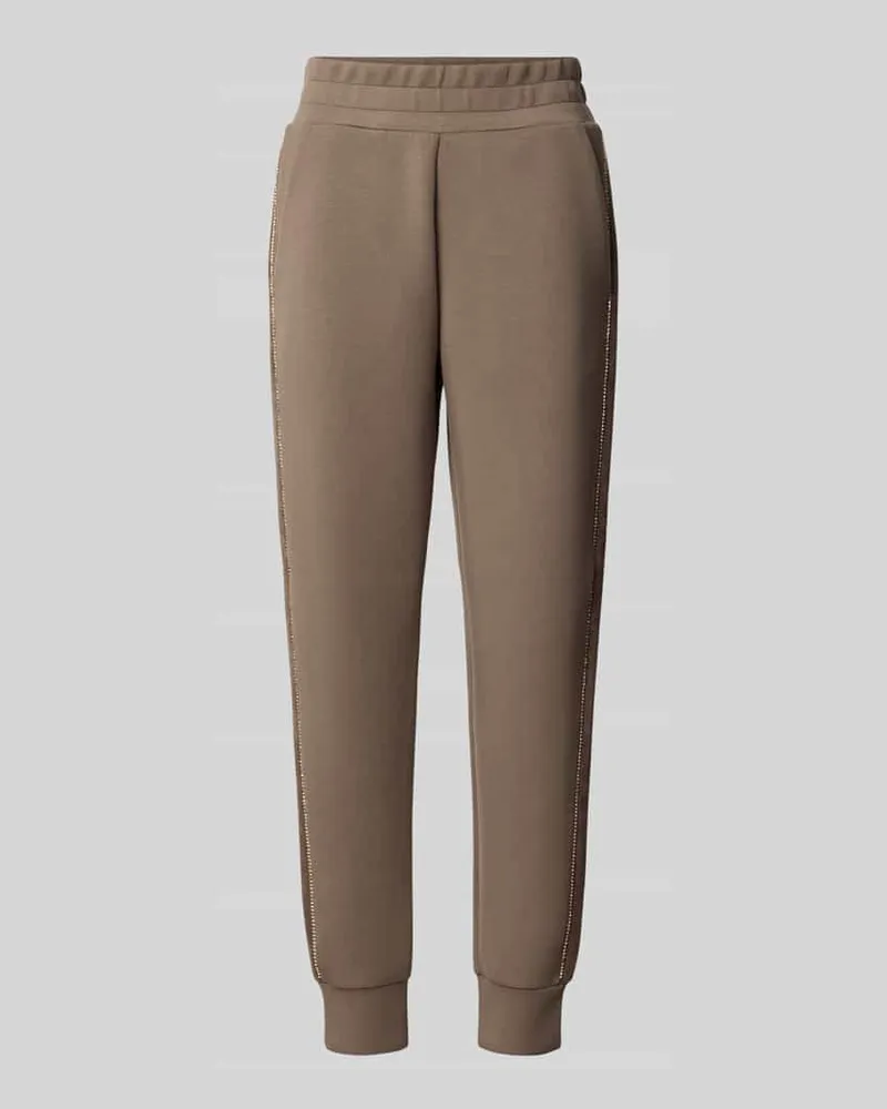 Guess Slim Fit Sweatpants mit Viskose-Anteil Modell 'Victoire Taupe