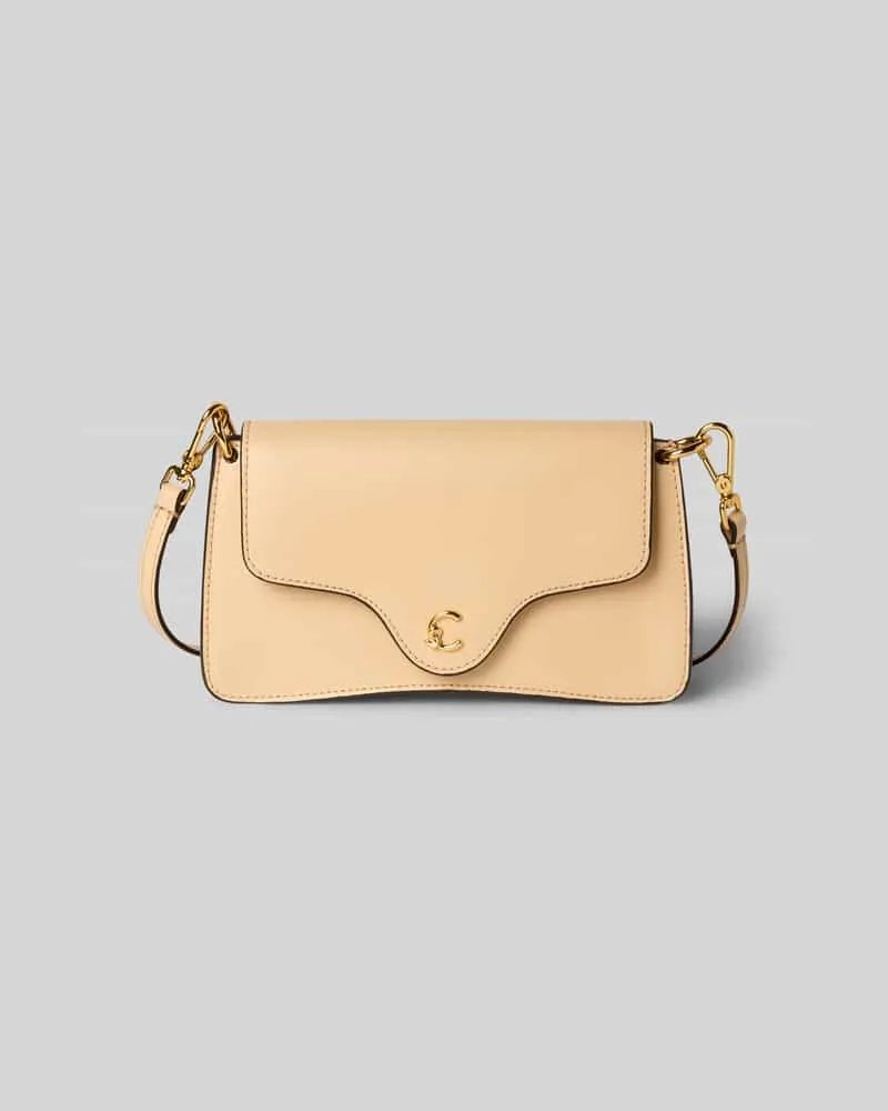 Coccinelle Handtasche mit Label-Detail Hellgelb