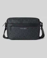 Calvin Klein Umhängetasche mit Label-Muster Modell 'CK MUST Black