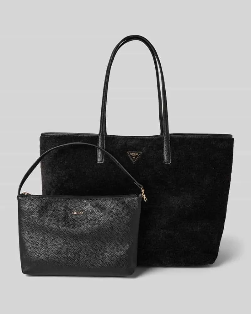 Guess Tote Bag mit Tragehenkel Modell 'VICTTORIA Black
