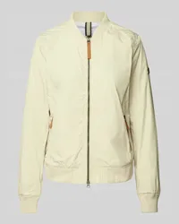 Camel Active Jacke mit Label-Patch Offwhite