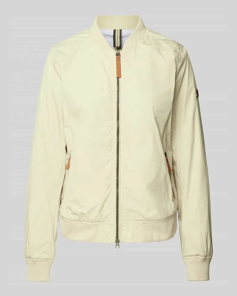 Camel Active Jacke mit Label-Patch Offwhite