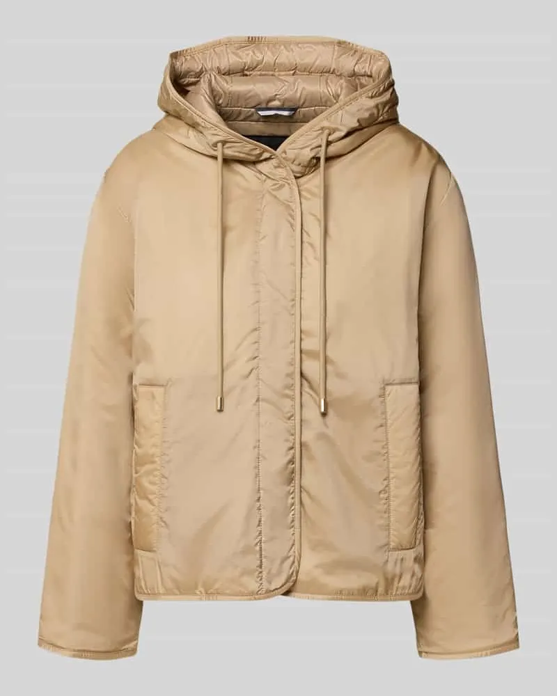 Max Mara Relaxed Fit Funktionsjacke mit Woll-Füllung Modell 'AGRESTE Beige