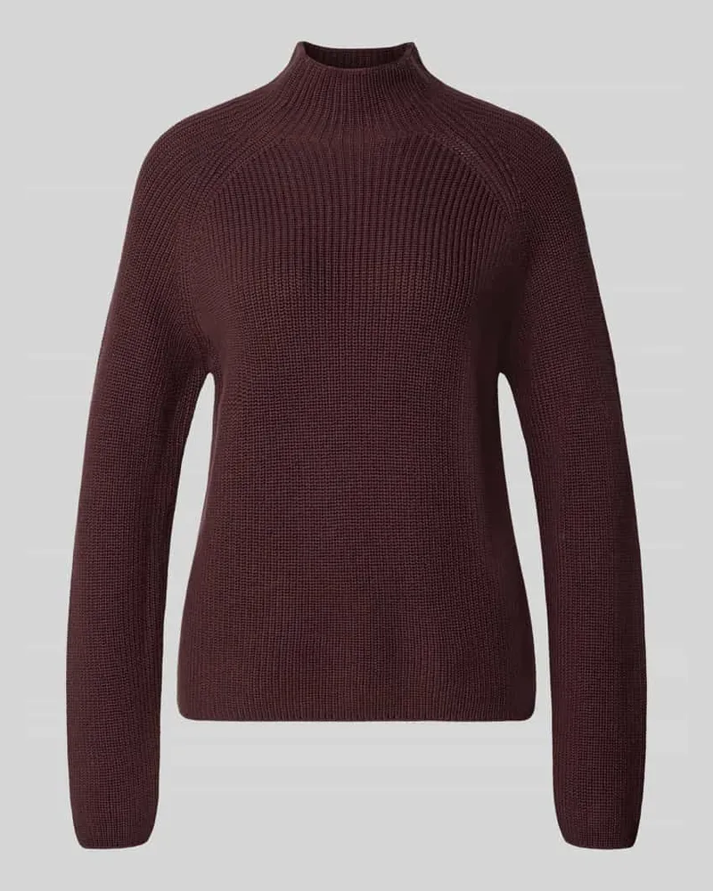 Marc O'Polo Regular Fit Pullover aus reiner Baumwolle Bordeaux