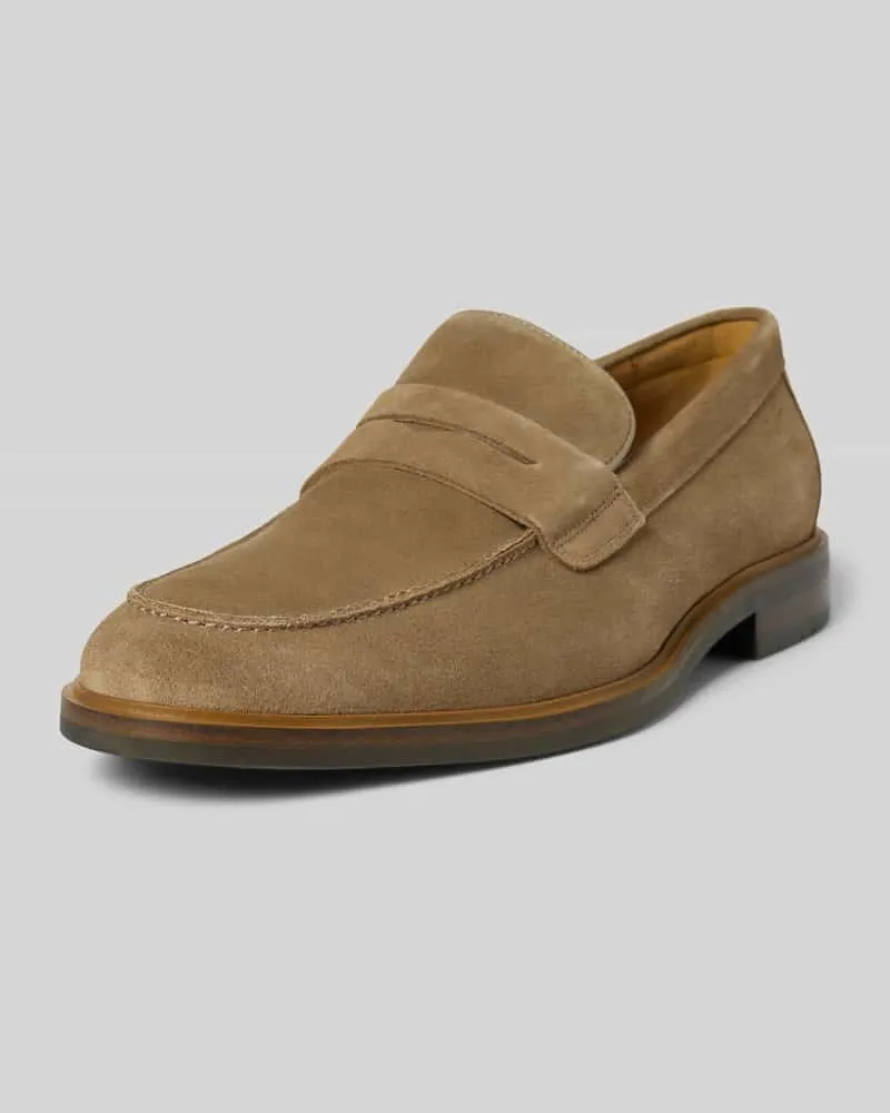Digel Loafers aus Leder Modell 'Stig Taupe