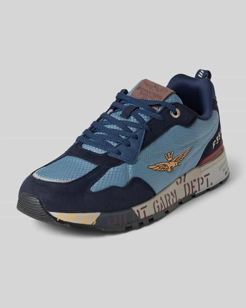 Aeronautica Militare Sneaker mit Logo-Detail Modell 'Napoli Marine