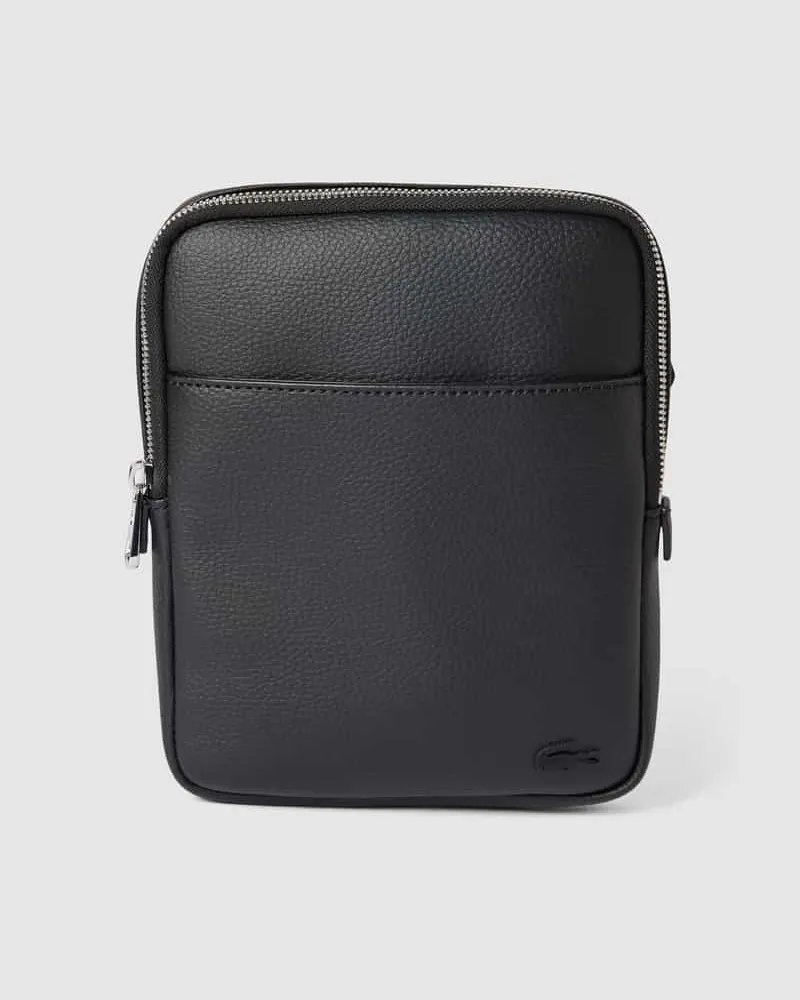 Lacoste Umhängetasche aus Kunstleder Black