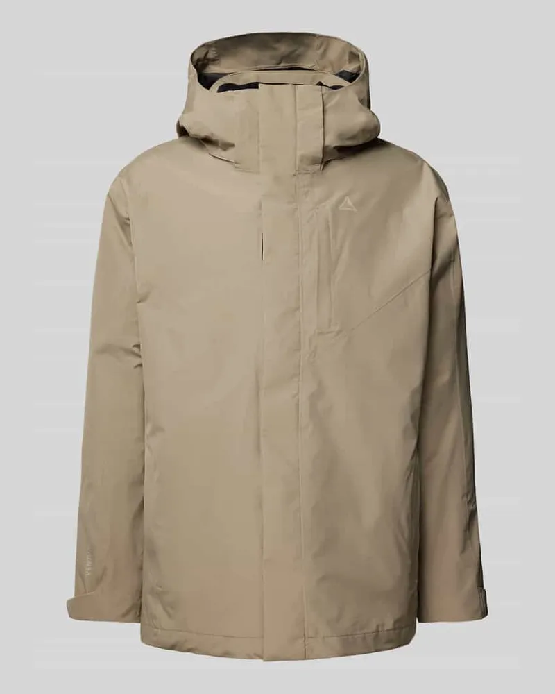 Schöffel Jacke mit Label-Print Modell 'TAMINA Beige