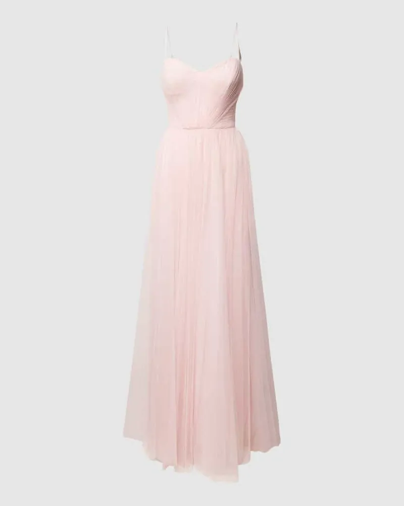 Vera Wang Abendkleid mit Herz-Ausschnitt Modell 'VERNEN Rose
