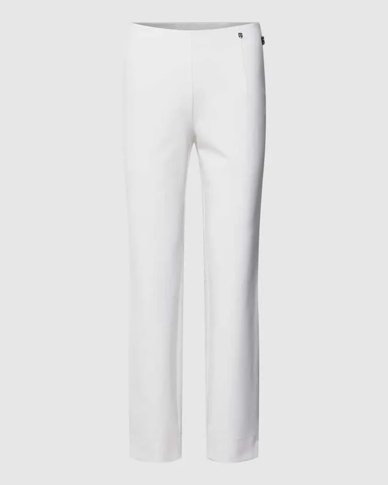 Marc Cain Hose in unifarbenem Design Weiss