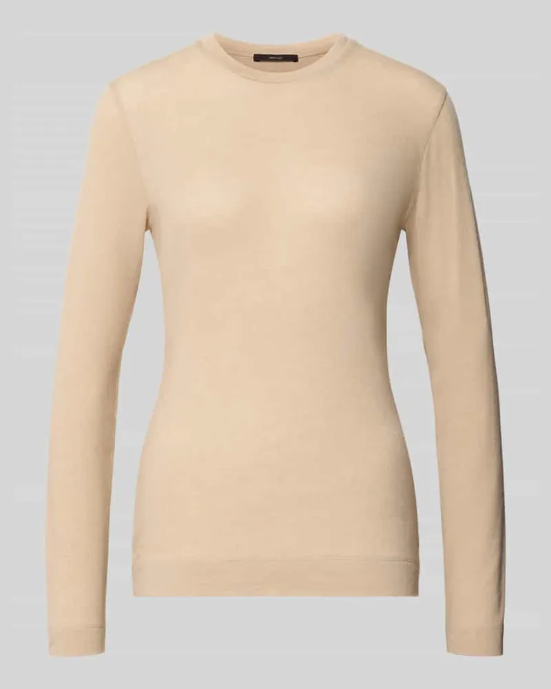 windsor. Longsleeve in melierter Optik Beige