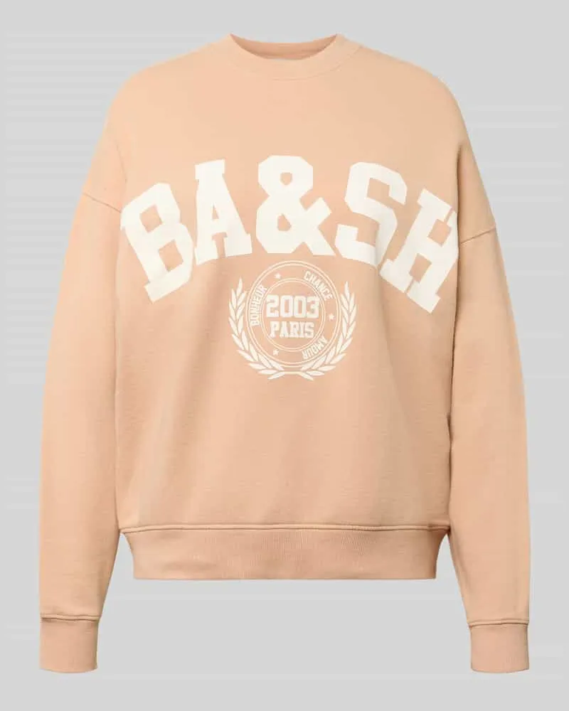 ba&sh Sweatshirt mit Label-Print Modell 'BENJAMIN Rose