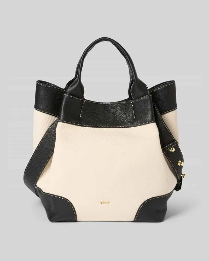 Abro Handtasche in Flecht-Optik Modell 'KAIA RAFFIA Black