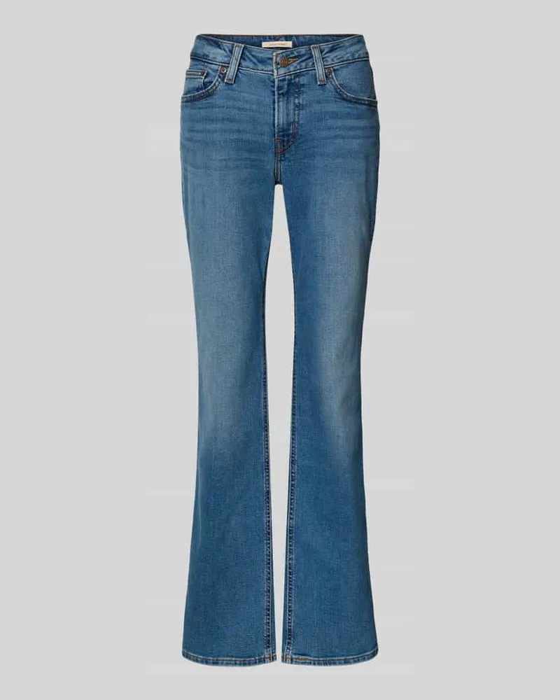 Levi's Bootcut-Jeans aus Baumwoll-Mix Bleu