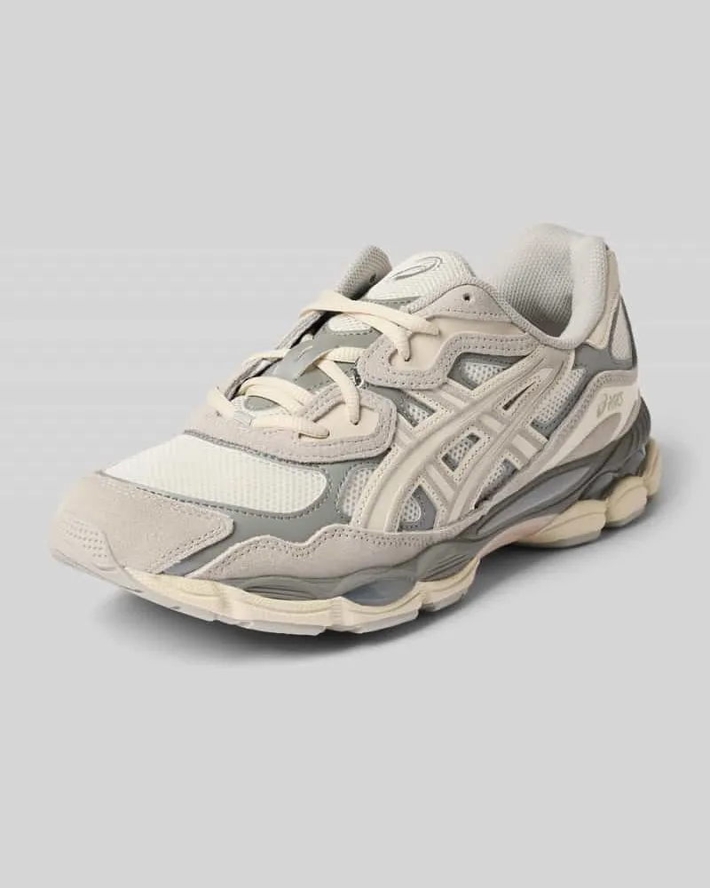 Asics Sneaker mit Label-Detail Hellgrau