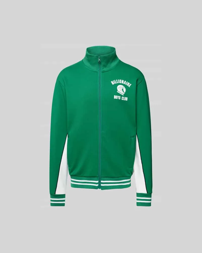 Billionaire Boys Club Sweatjacke mit Stehkragen Gruen