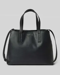 HUGO BOSS Tote Bag mit Label-Applikation Modell 'Chris Black