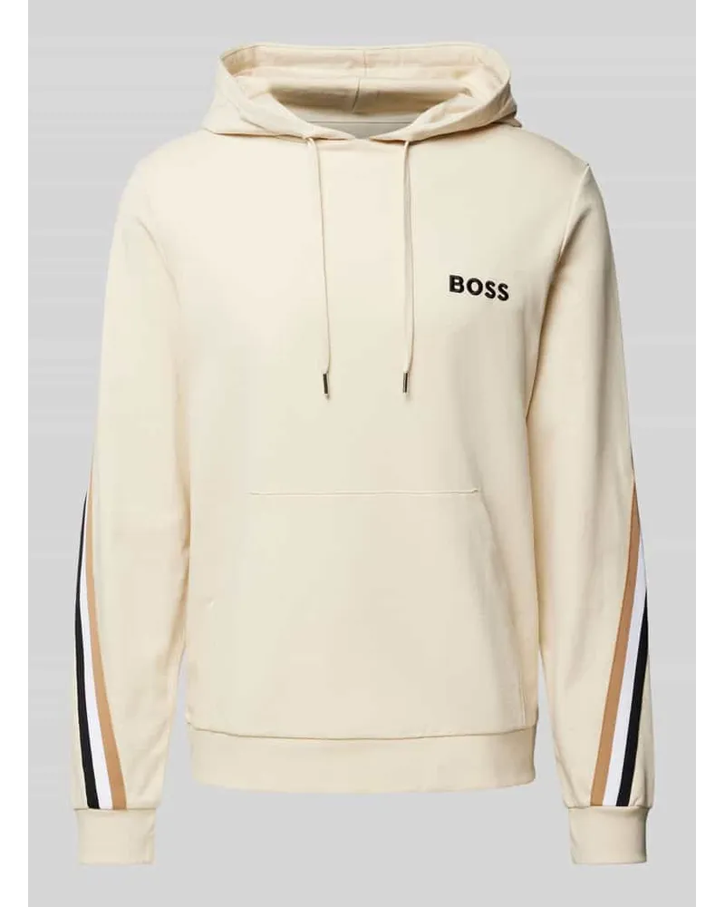 HUGO BOSS Hoodie mit Kapuze Modell 'Iconic Sand