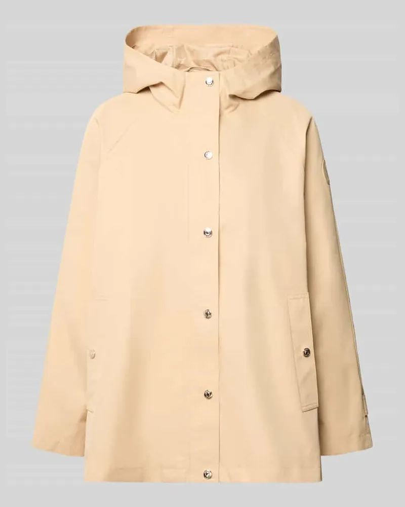JOOP! Loose Fit Parkamantel aus Baumwoll-Mix Modell 'Cadria Beige