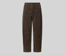 Barrel Fit Cordhose mit Eingrifftaschen