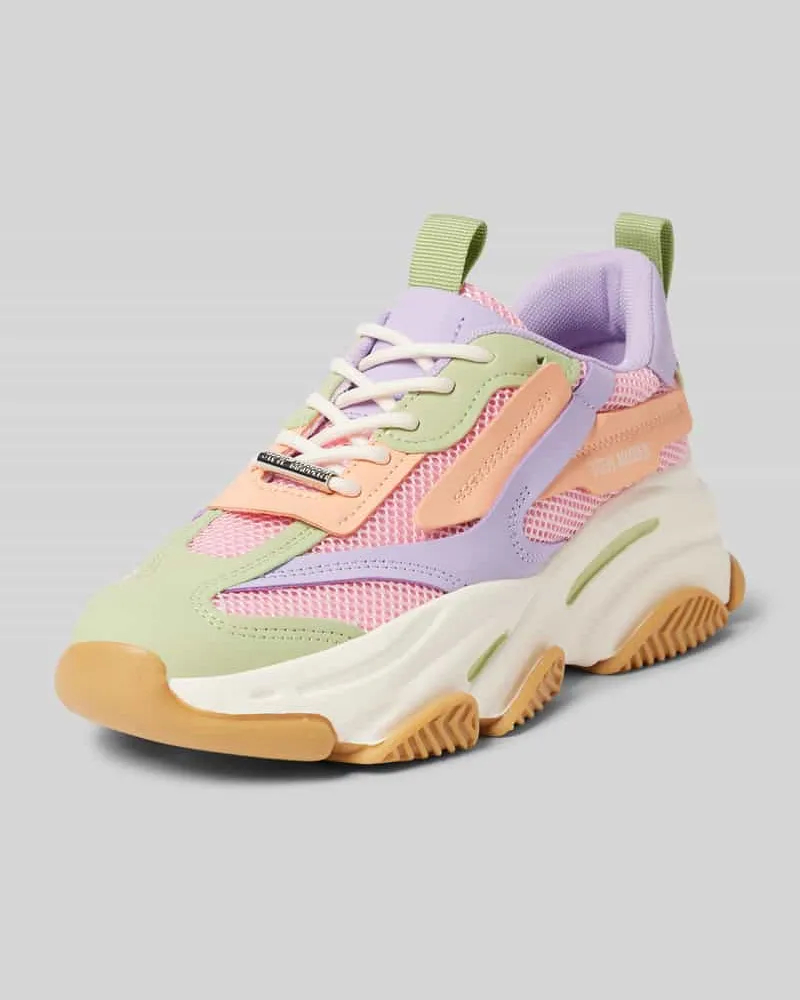Steve Madden Sneaker mit Plateausohle Modell 'POSSESSION-E Hellgruen