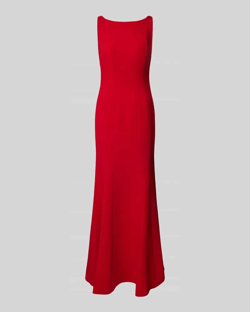Ralph Lauren Abendkleid mit Rundhalsausschnitt Modell 'MIRHILT Rot