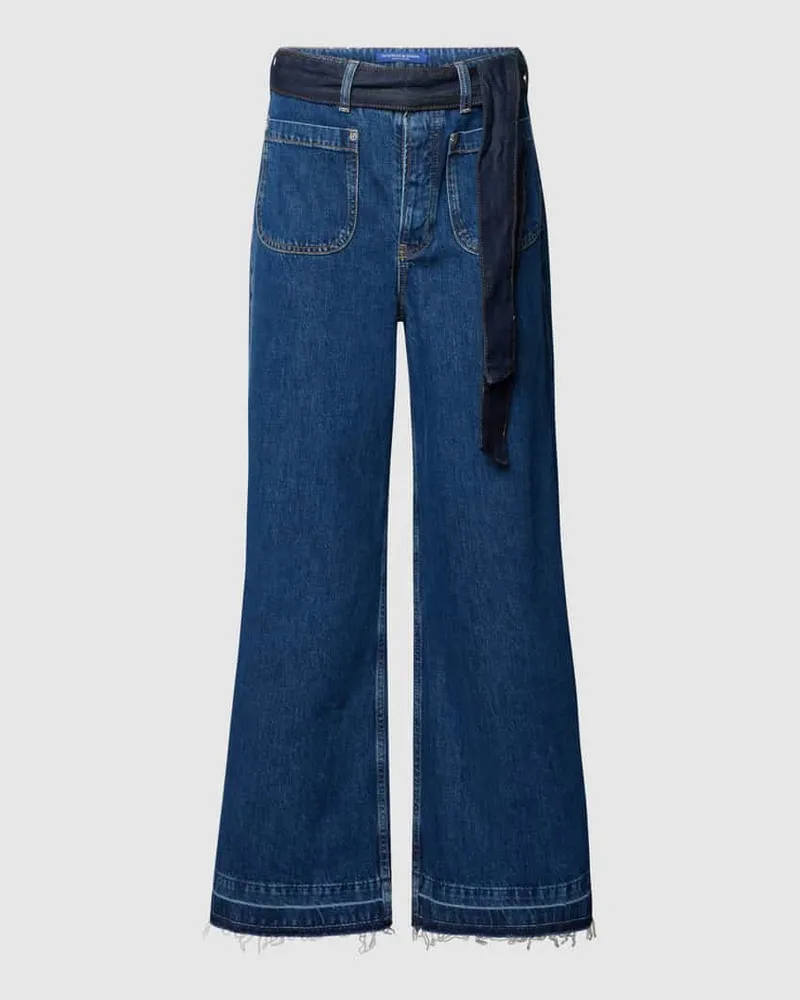 Scotch&Soda Jeans mit Bindegürtel Dunkelblau