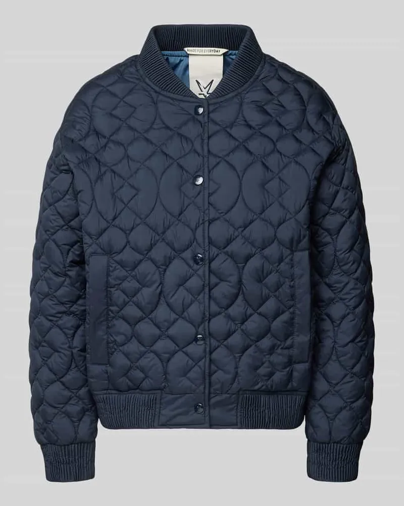 Fuchs Schmitt Jacke mit Stehkragen und Eingrifftaschen Marine