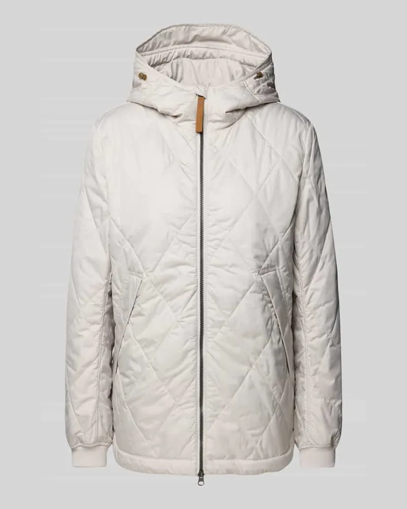 Camel Active Steppjacke mit Zweiwege-Reißverschluss Ecru